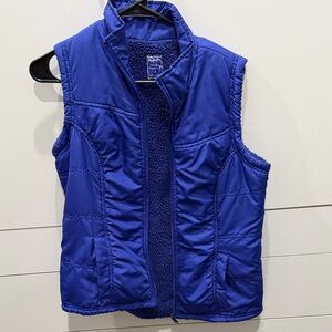 Three Hearts Blue Quilted Vest